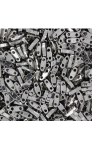 Miyuki quarter tila 5x1.2mm beads - Nickel plated QTL-190